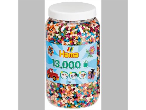 Hama 13000 Midi Bügelperlen Dose - Mix 58