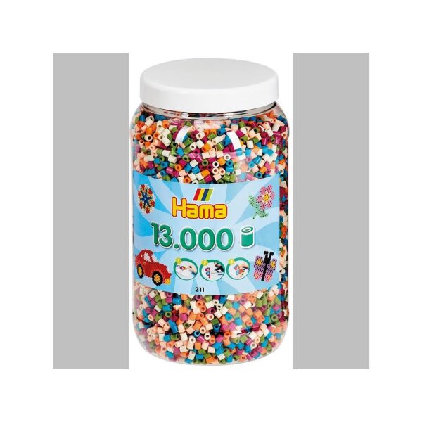Hama 13000 Midi Bügelperlen Dose - Mix 58