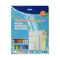 Stylex Kreativ-Set mit 29 Teilen - Leinwand Acrylfarben...
