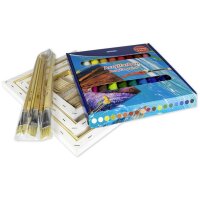 Stylex Kreativ-Set mit 29 Teilen - Leinwand Acrylfarben...
