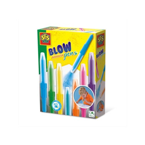 SES Blow Airbrush Pens - 7 Farben