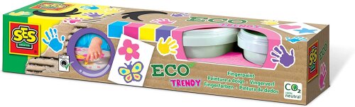 SES Fingermalfarben Eco - 4 Farben Girly