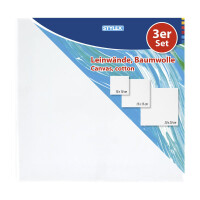 Stylex Leinwand 3er Pack