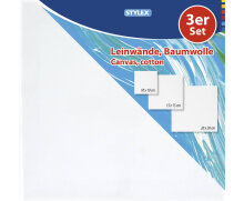 Stylex Leinwand 3er Pack