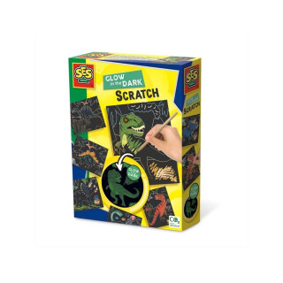 SES Glow in the Dark Kratzbilder - Dinosaurier