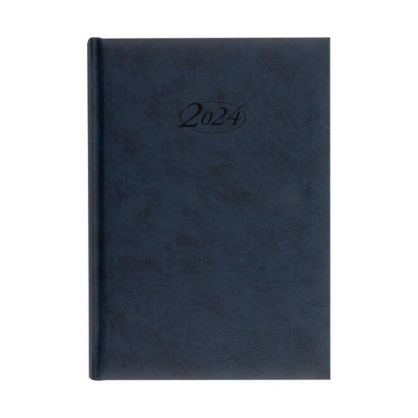Stylex Buchkalender 2025 blau A5